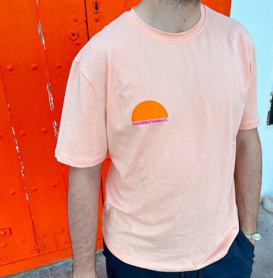Camiseta summersunset naranja